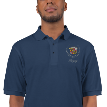 Men's Premium Cadillac Forgery Polo - Image 4
