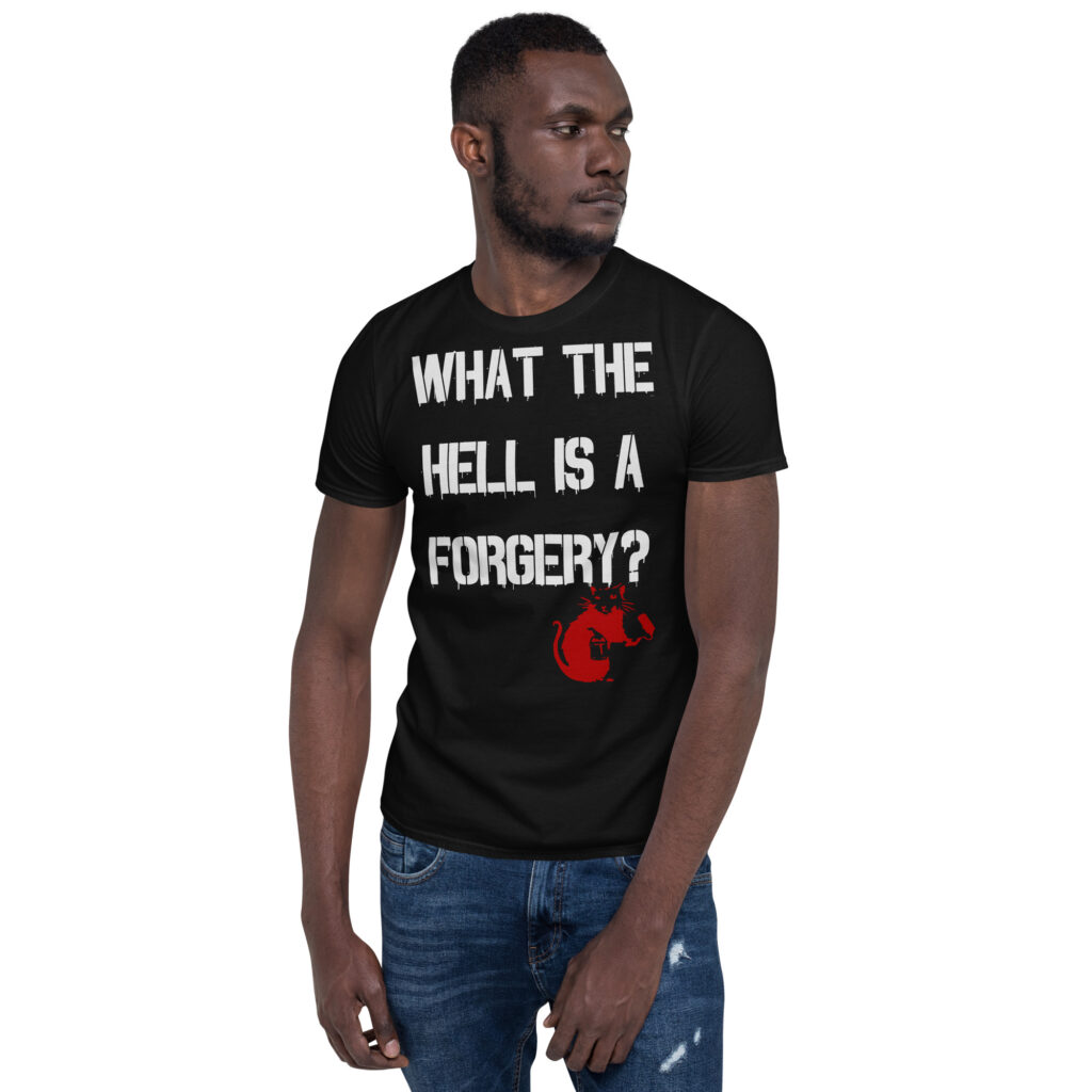 Banksy Style Short-Sleeve Forgery T-Shirt