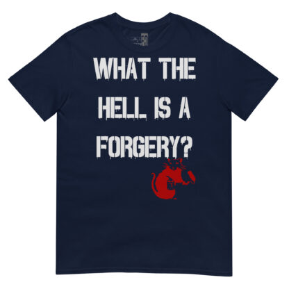 Banksy Style Short-Sleeve Forgery T-Shirt - Image 3