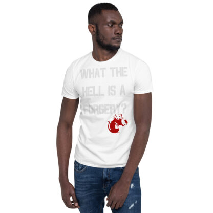 Banksy Style Short-Sleeve Forgery T-Shirt - Image 10