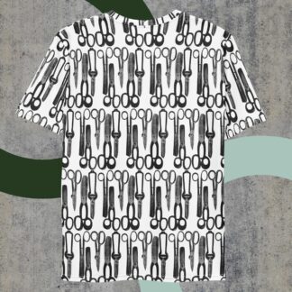 Vintage Scissors - All Over Print - Men's T-Shirt