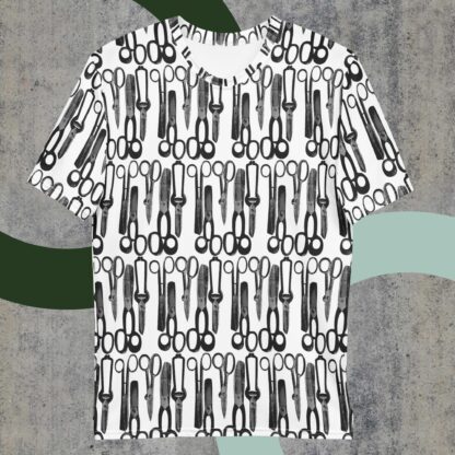 Vintage Scissors - All Over Print - Men's T-Shirt - Image 2
