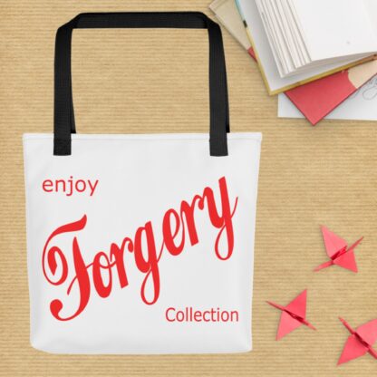 Enjoy Forgery Collection White Tote bag