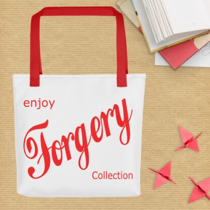 Enjoy Forgery Collection White Tote bag - Image 2