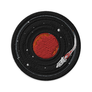 Spin Doctor in Space Embroidered Patch
