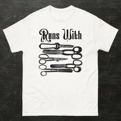 Runs With Scissors - Classic Tee - Image 2