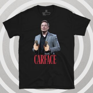 Elon Musk as Carface - Short-Sleeve Unisex T-Shirt
