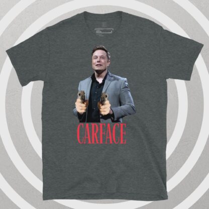 Elon Musk as Carface - Short-Sleeve Unisex T-Shirt - Image 5