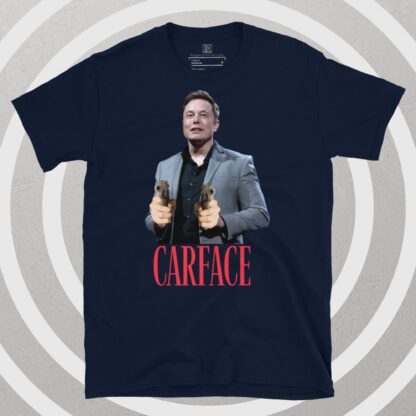 Elon Musk as Carface - Short-Sleeve Unisex T-Shirt - Image 2