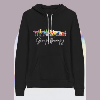 Group Therapy Cocktails Unisex hoodie