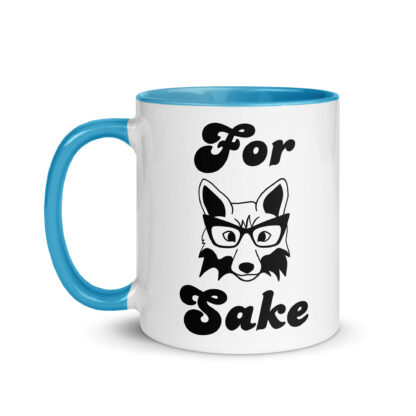 For Fox Sake - Coffee Mug with Colored Inside - Image 12