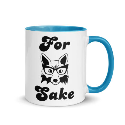 For Fox Sake - Coffee Mug with Colored Inside - Image 11