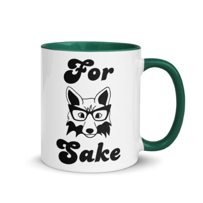 For Fox Sake - Coffee Mug with Colored Inside - Image 7