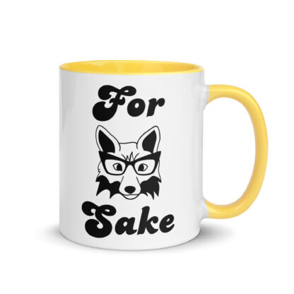 For Fox Sake - Coffee Mug with Colored Inside - Image 19