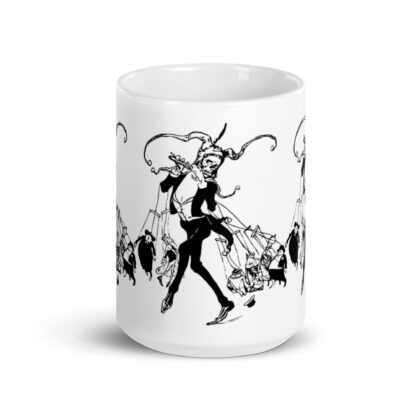 Death the Puppeteer Glossy Mug - Image 7