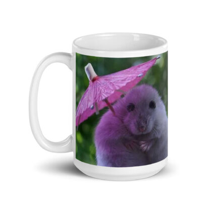 Fancy as Fuck Hamster with a Parasol Coffee Mug - Image 5