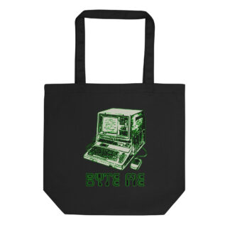 Byte Me - Vintage Computer Eco Tote Bag