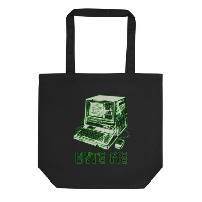 Byte Me - Vintage Computer Eco Tote Bag