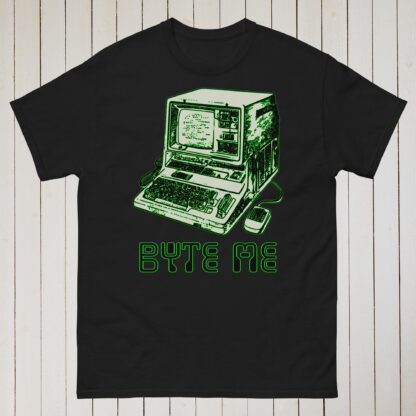 Byte Me - Vintage Computer Tee - Image 2