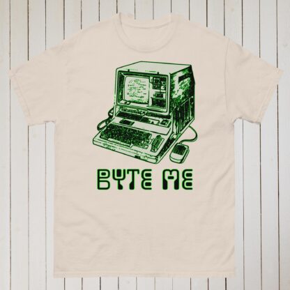 Byte Me - Vintage Computer Tee - Image 3