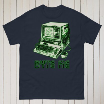 Byte Me - Vintage Computer Tee - Image 4