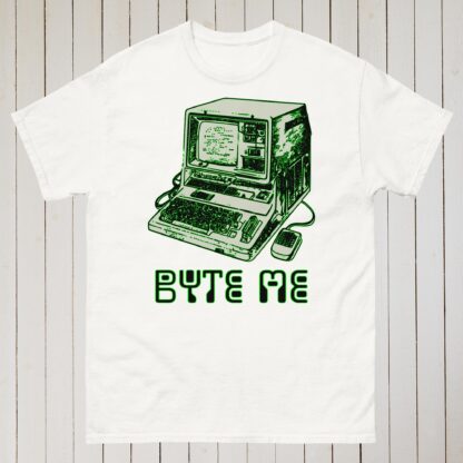 Byte Me - Vintage Computer Tee - Image 6