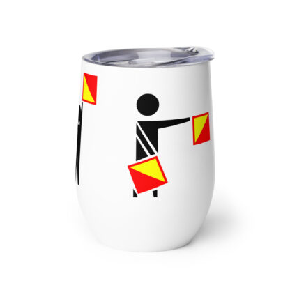 Whiskey Tango Foxtrot Wine Tumbler - Image 3