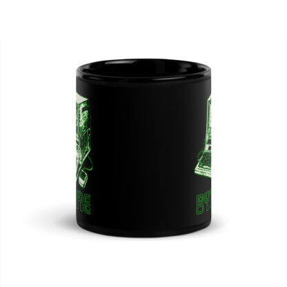 Byte Me - Black Glossy Mug - Image 3