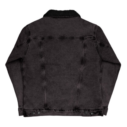 School of Hard Knocks - Embroidered Denim Sherpa Jacket - Image 2