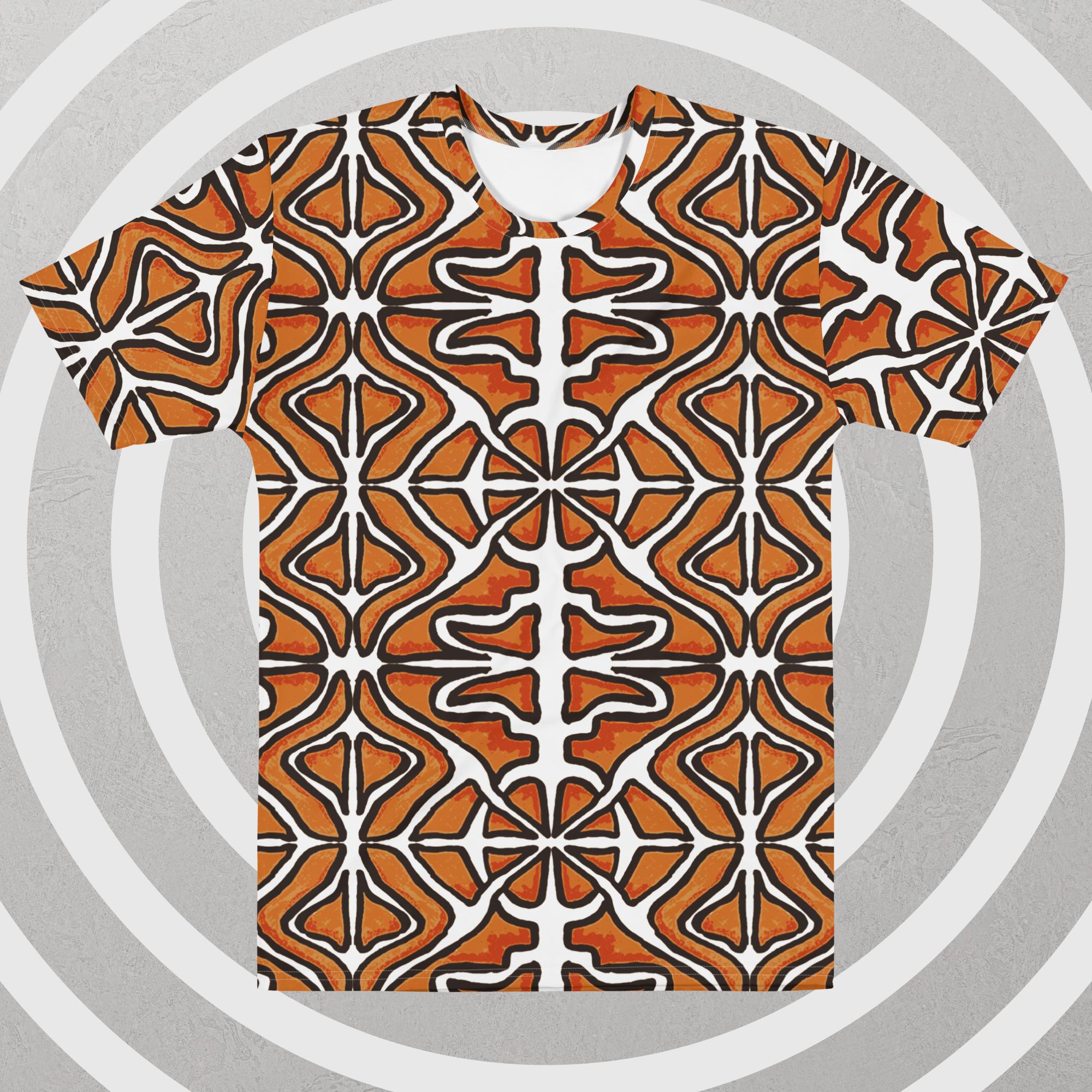 Orange Kaleidoscope All Over T-Shirt