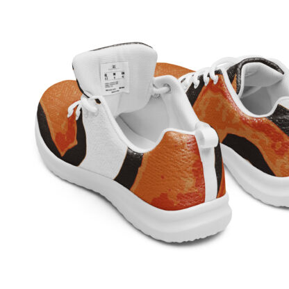 Orange Doodle Men’s Athletic Shoes - Image 4