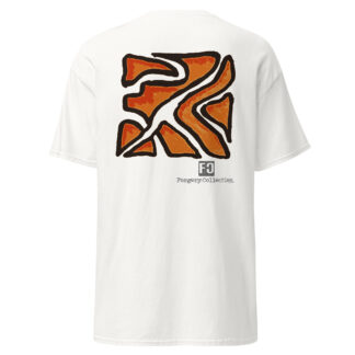 Orange Squiggle Classic Tee