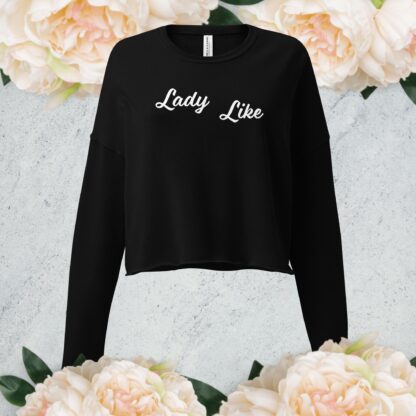 Lady Like Crop Sweatshirt - Image 2