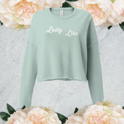 Lady Like Crop Sweatshirt - Image 3