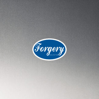 Blue OvaL Forgery Magnet