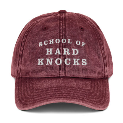 School of Hard Knocks - Vintage Style Hat - Image 5