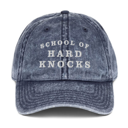 School of Hard Knocks - Vintage Style Hat - Image 3